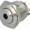 Intrerupator anti-vandalism, OFF-(ON), &Oslash;16mm, ONPOW - GQ16B-10D/J/W/24V/S