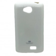 Husa telefon Silicon LG F60 d390 White Jelly Mercury