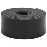 vidaXL Margine de cauciuc pentru plug de zăpadă negru 300x10x1 cm