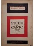 Octav Cristescu - Studii de canto pentru voci inalte (Editia: 1963)