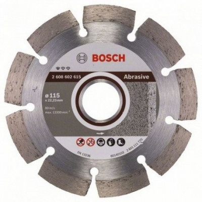 Bosch Professional disc diamantat 115x22.23x1.6x10 mm pentru materiale abrazive foto