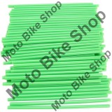 Protectii spite roata moto MBS, verde, 80 buc, Emgo