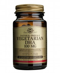 Solgar Vegetarian DHA 100mg 30 cps foto