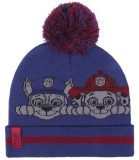 Șapcă tricotată copii Cerda Paw Patrol cu pompon, 100% acril, v&acirc;rsta 4+ ani