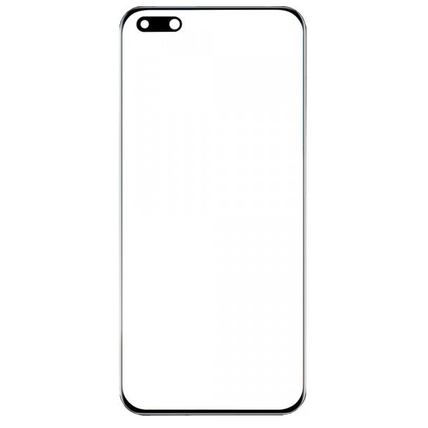 Sticla Display, Zamo&reg;, Compatibila Huawei P40, Rama Neagra