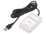 Cititor RFID USB cu Antenă 100mm Alb
