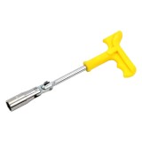 Cheie pentru bujii 16 mm SPW-16 AMiO, pentru desurubarea si insurubarea manuala a bujiilor, articulatii duble, insertie din cauciuc, maner