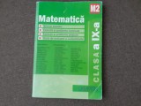 MATEMATICA CLASA A IX A M2 BREVIAR TEORETIC/PROBLEME REZOLVATE BURTEA