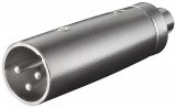 Adaptor XLR 3 pini tata - RCA mama, Valueline