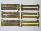 Lot 10 petlite metalice pentru guler Regiment.30 Garda anii 90,bonus 2 jumatati