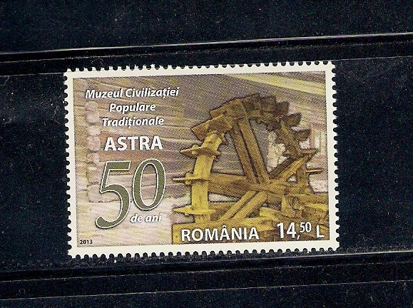 ROMANIA 2013 - MUZEUL ASTRA - 50 ANI, MNH - LP 2001