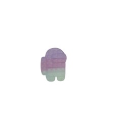 Cyrax Jucarie antistres din silicon, Pop it Now and Flip It, Among us, Transparent foto