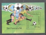 Laos 1993 World Cup Football USA perf. sheet Mi.B147 used TA.060, Stampilat