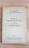 &Icirc;ncercare asupra datelor ultime ale materiei - Al. Posescu (1934)