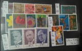 Lot Liechtenstein 1972-1973 - Serii Complete Flori, Olimpiada 1972, Europa CEPT, Personalități, Sculptură, 16v, MNH -A333