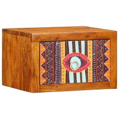 vidaXL Dulap de noapte Maro 35 x 30 x 22 cm lemn masiv de acacia 4016517