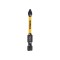 Set 5 biti pentru insurubare de impact, DeWalt Flextorq DT7390T-QZ, profil Pozidriv, PZ1, 57 mm