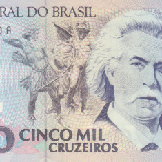 Bancnota Brazilia 5.000 Cruzeiros (1993) - P232c UNC