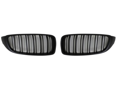 Grila masca fata fata BMW 4/4 GC (F32/F33/F36/F82/83), 12.2013-, partea stanga, type M4; negru; TUNING, foto