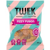 Jeleuri cu Aroma de Bubble Gum, Pepene si Cola Acrisoara cu Stevie fara Zahar Adaugat Fizzy Fusion 80g