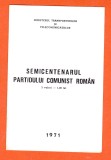 TSV - PLIANT DE PREZENTARE, SEMICENTENARUL PARTIDULUI COMUNIST ROMAN