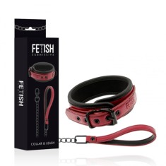 FETISH SUBMISSIVE DARK ROOM - NEOPRENE LINING CHAIN NECKLACE foto