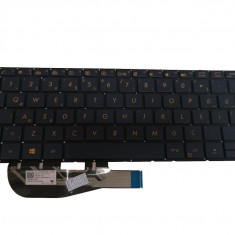 Tastatura Laptop, Asus, ZenBook 3 UX390, UX390UA, UX390UAK, iluminata, TR (UK), fara rama