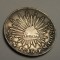 Mexic 8 Reali Reales 1845 Piesa de Colectie