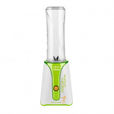 Blender pentru smoothie Gallet, 350 W, 600 ml, BPA free, Alb/Verde