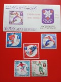 YEMEN, GRENOBLE - COLIȚĂ + SERIE COMPLETĂ MNH