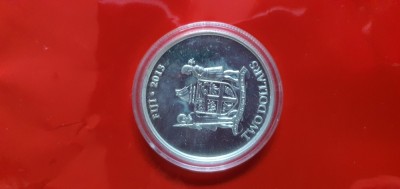 Moneda argint 999,1 uncie 2 Dollars Fiji 2013,UNC foto