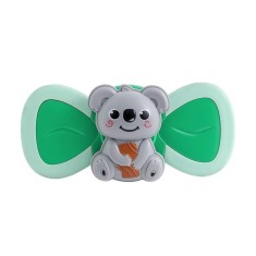 Jucarie Spinner pentru copii cu 2 laturi, Spinimals Premium Koala, Verde foto