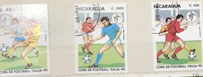 (A) Timbre straine serii tematica Sport Nicaragua