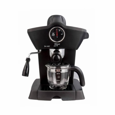 Espressor cafea Zilan, 800 W, 240 ml, indicator temperatura, Negru foto