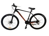 Bicicleta MTB Storm Shark Man 2.0, 29 Inch, Cadru 21, 2D Frane Hidraulice, Negru Portocaliu