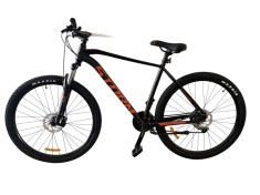 Bicicleta MTB Storm Shark Man 2.0, 29 Inch, Cadru 21, 2D Frane Hidraulice, Negru Portocaliu