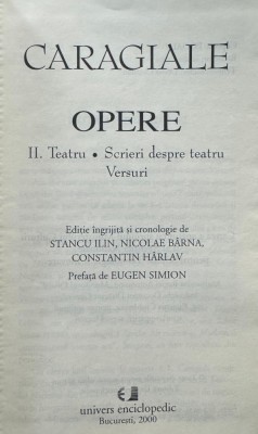 Caragiale, Opere foto