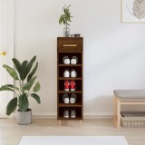 vidaXL Pantofar, stejar maro, 30x35x105 cm, lemn compozit