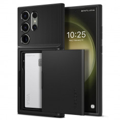 Husa Spigen Slim Armor CS pentru Samsung Galaxy S23 Ultra Negru