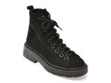 Ghete EPICA negre, 4770030, din piele intoarsa
