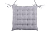 Pernă De Scaun Points Bea 40X40 Cm, Culoare Gri, 100% Poliester