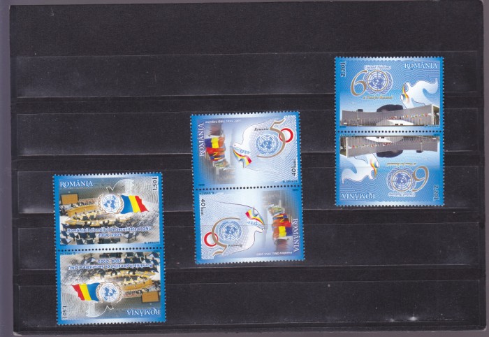 ROMANIA 2005 L.P.1697c EVENIMENTE ONU ,TETE - BECHE, MNH.