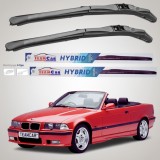 Cumpara ieftin Ștergătoare BMW Seria 3 E36 Cabrio (1993&ndash;1999) Hibrid | Set Față &ndash; TeamCar&reg;