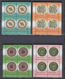 ROMANIA 2007 LP 1765 CERAMICA ROMANEASCA II FARFURII TARANESTI BLOCURI DE 4 TIMBRE MNH, Nestampilat