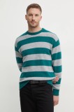 United Colors of Benetton pulover de l&acirc;nă bărbați, culoarea gri, light, 18AYK107Y