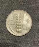 Moneda 5 centesimi 1933 Italia
