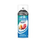 Spray vopsea lemn / metal, Oskar Diamond Gloss, negru lucios, interior / exterior, 400 ml