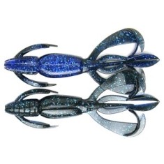 Creatura Keitech Crazy Flapper, Black Blue 413, 9.1cm, 7buc/plic foto