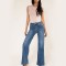 Blugi Dama Evazati Nina Carter Albastri P080-5 M8