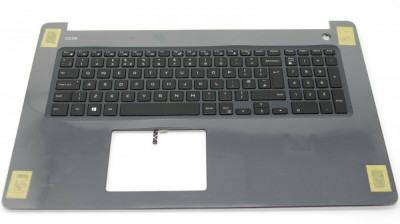 Carcasa superioara cu tastatura palmrest Laptop, Dell, Gaming G3 17 3779, P35E, D6NDW, D56JV, 6XX1G, M6JTP, cu iluminare, layout UK foto
